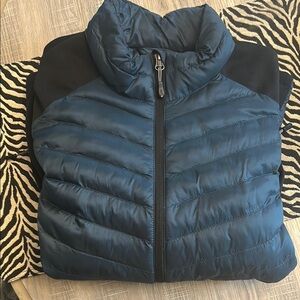 Stylish Blue Puffer Jacket
